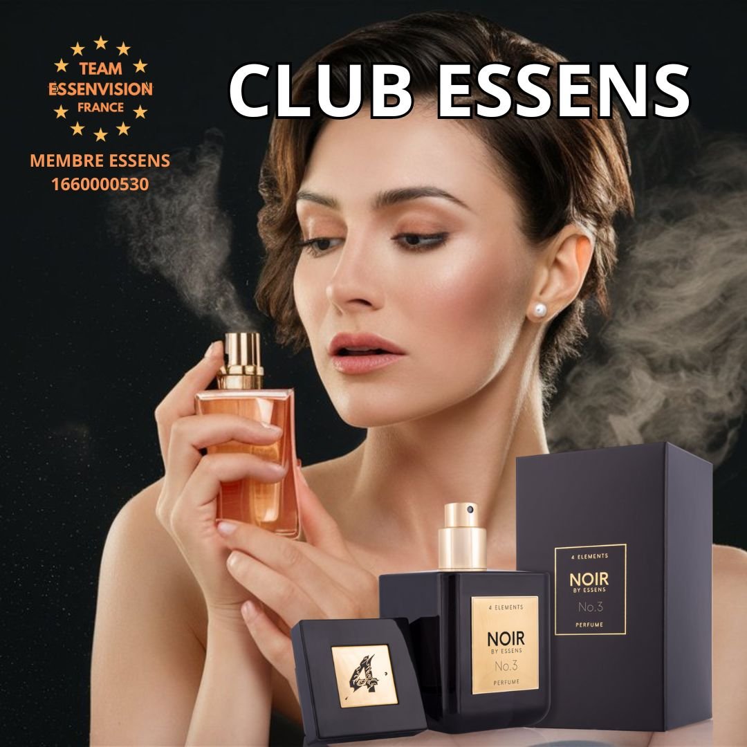 Parfums femme 4 éléments Noir CLUB ESSENS