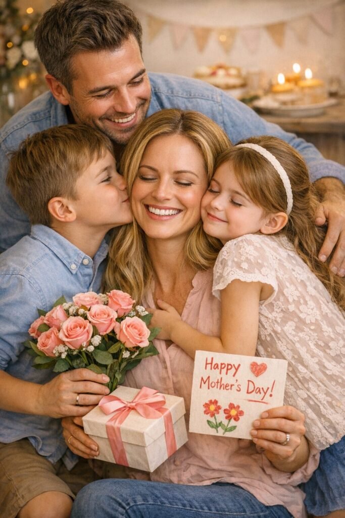 fêtes des meres en famille