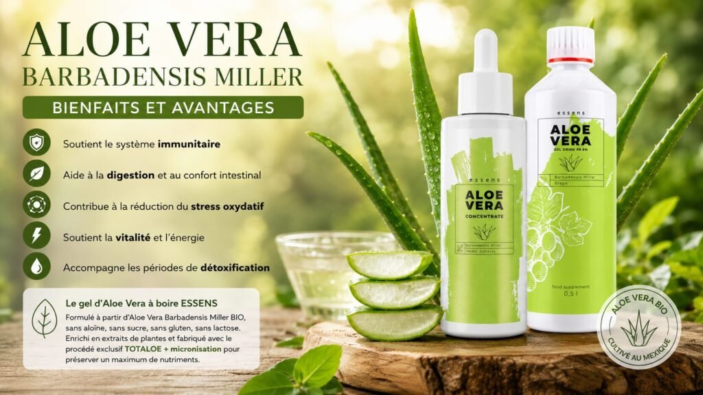 Aloe vera bio Essens et bien-être