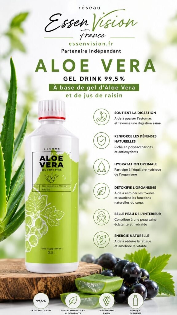 Boisson aloe vera et bienfaits naturels